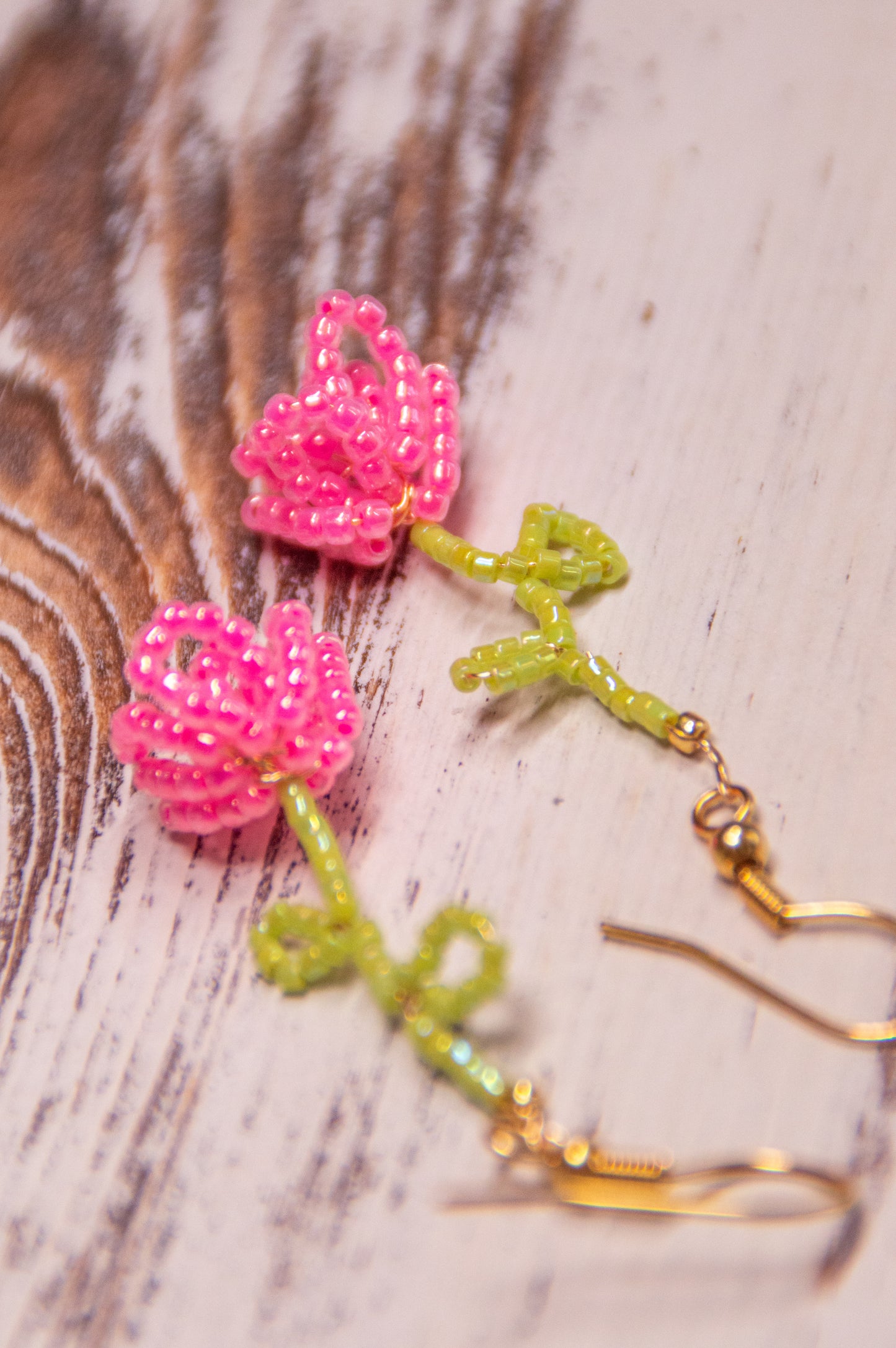 Blooming Flowers Beaded earrings