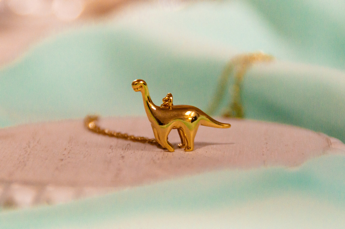 Brachiosaurus Dino charm Necklace