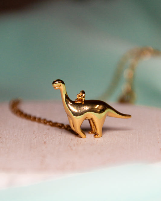 Brachiosaurus Dino charm Necklace