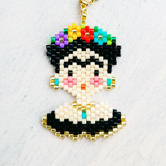 Frida Kahlo Comic Necklace