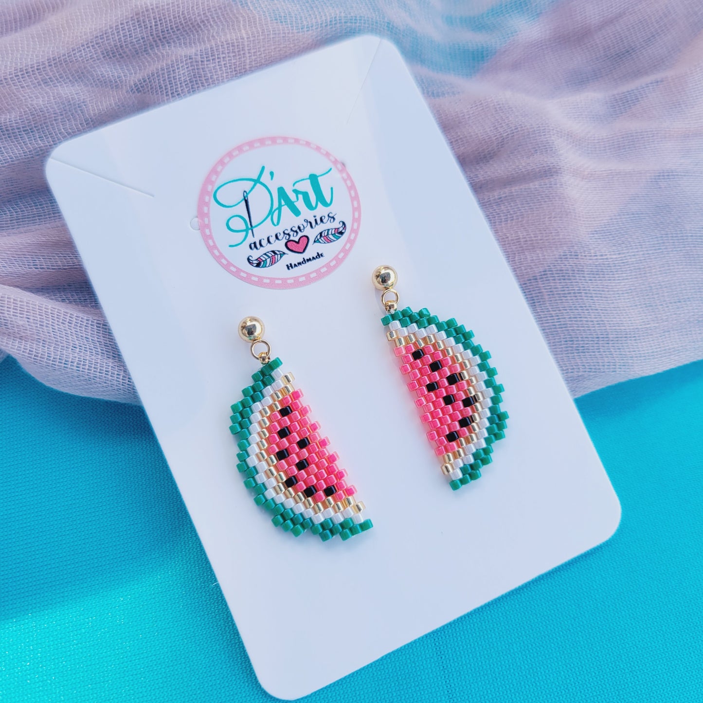 Watermelon Earrings