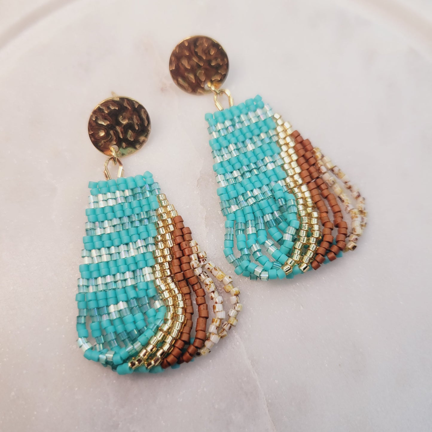 Fan-tastic Tassel Earrings