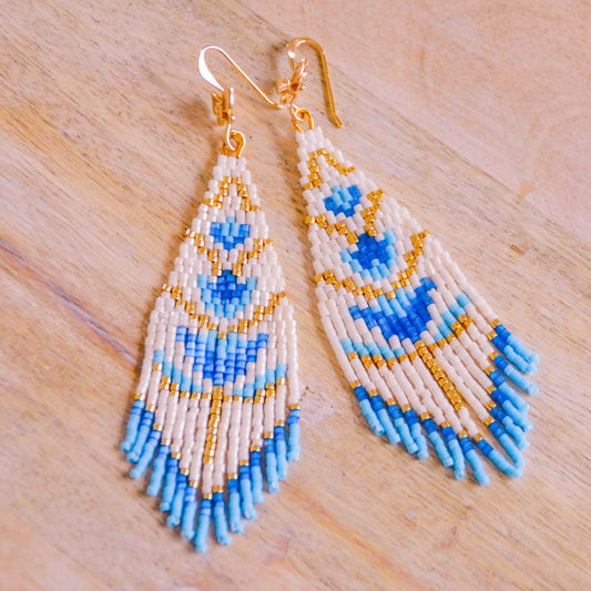 Flor Fringe earrings