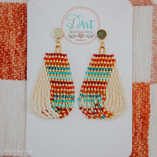 Fan-tastic Tassel Earrings