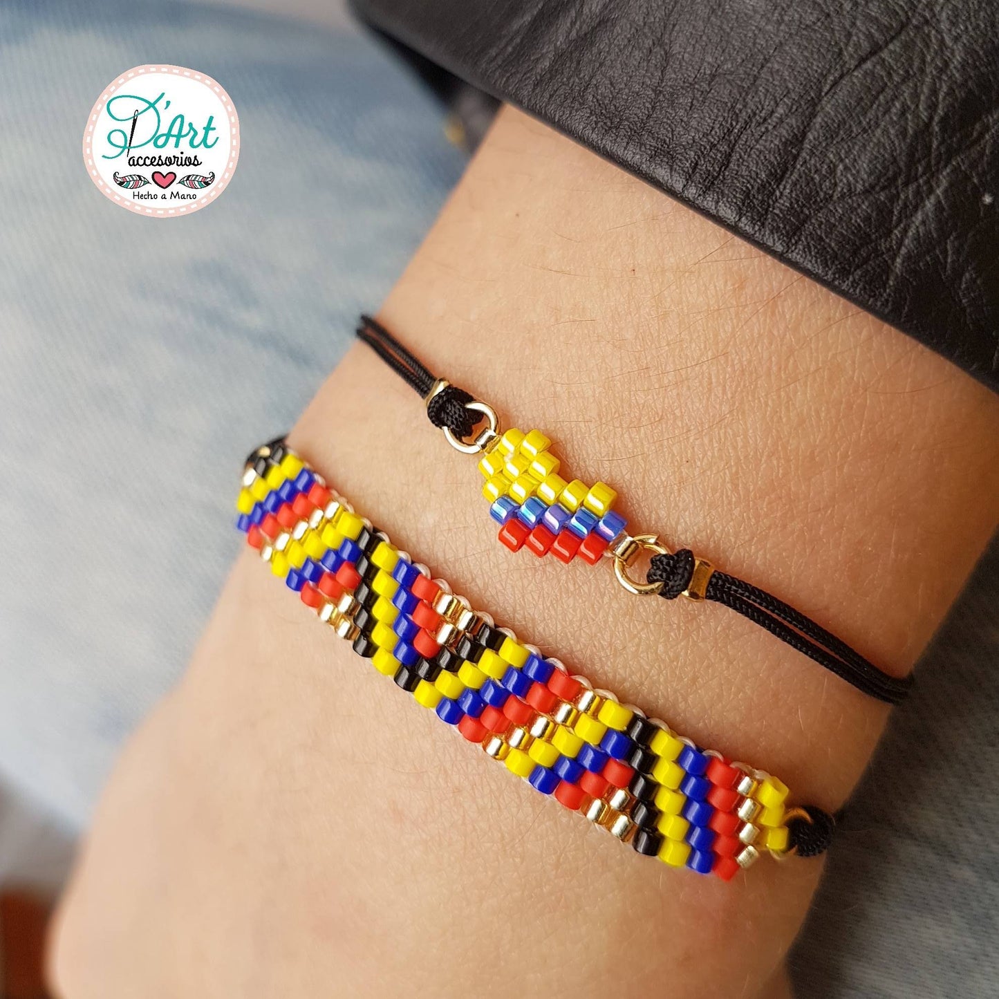 Colombian Flags bracelets