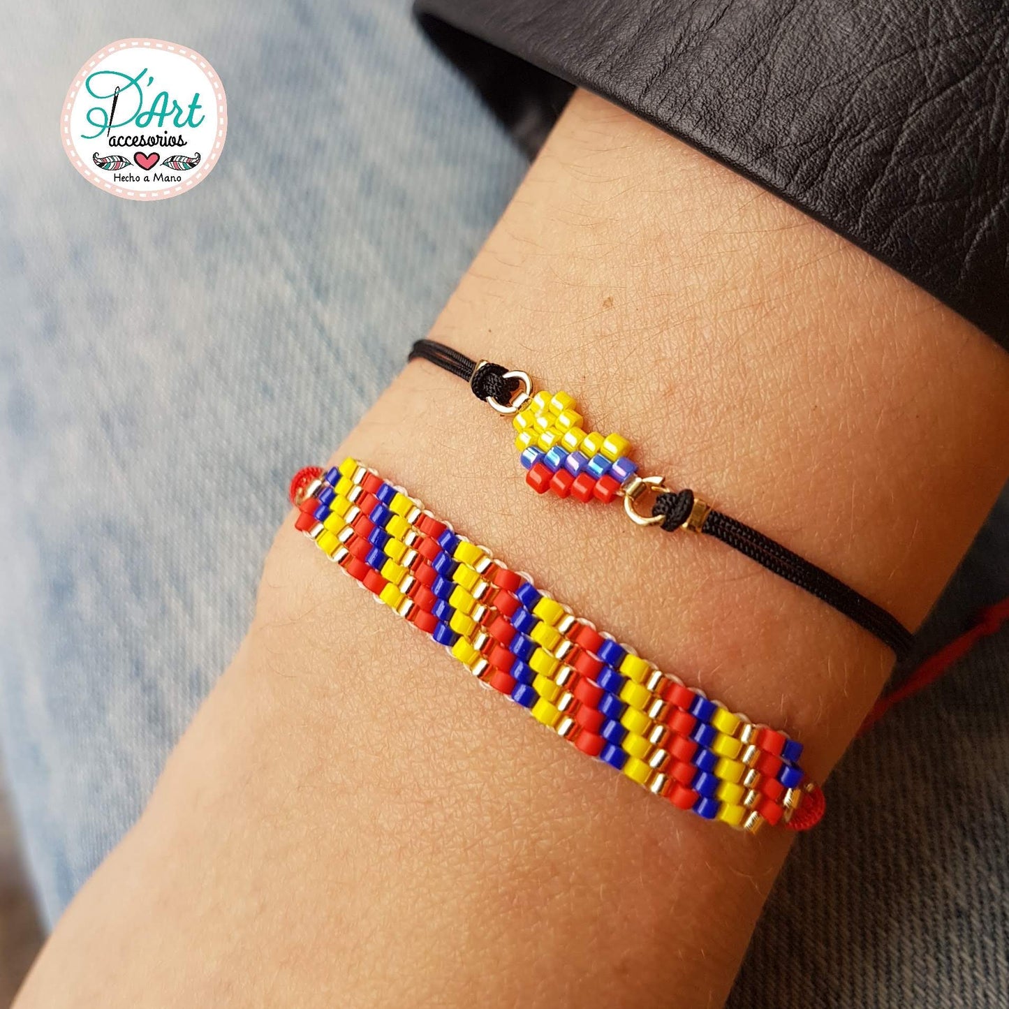 Colombian Flags bracelets