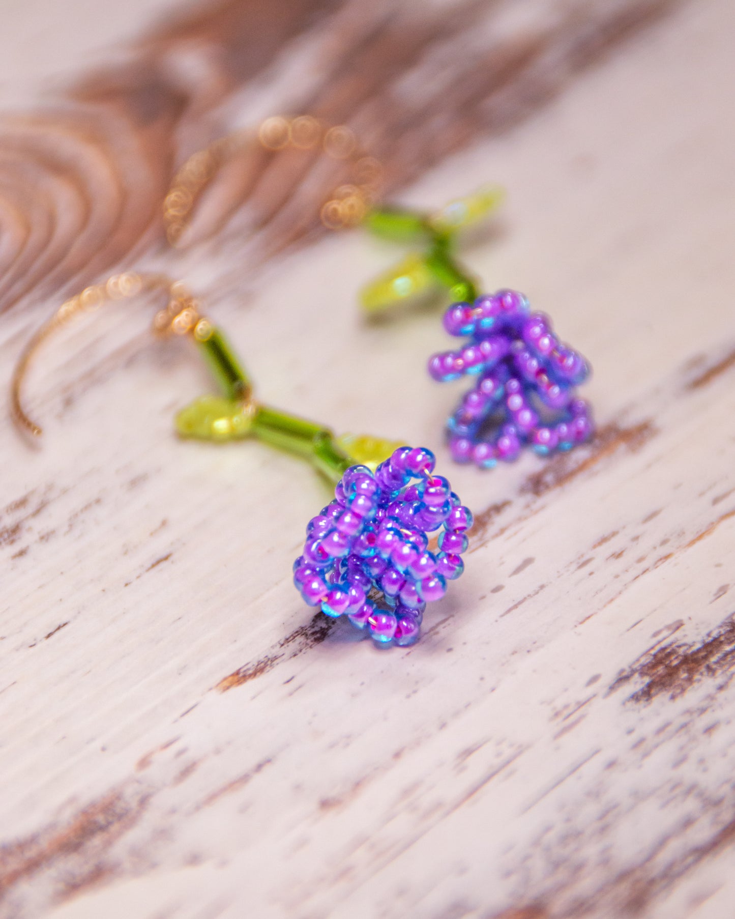 Blooming Flowers Beaded earrings
