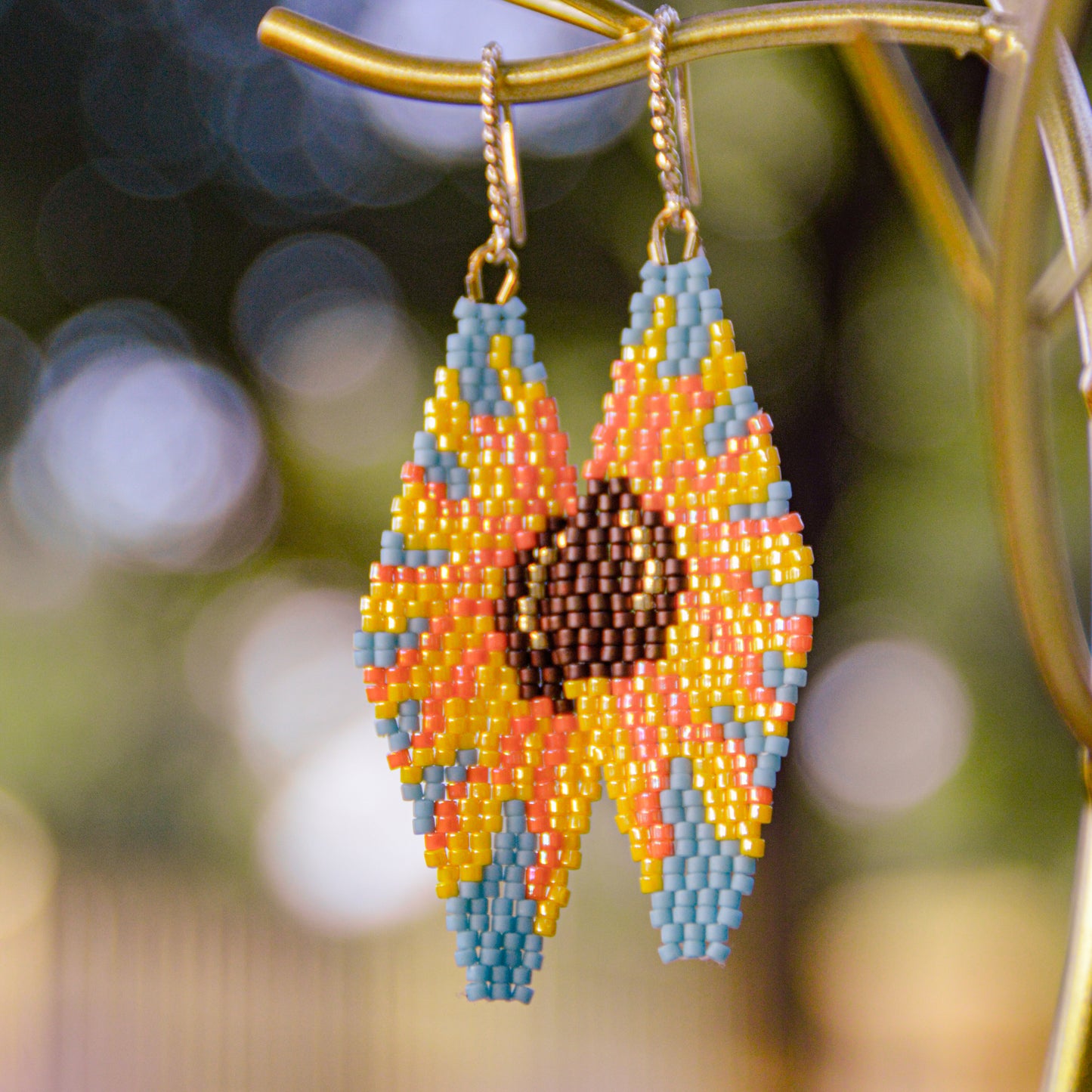 Sun-flower Earrings