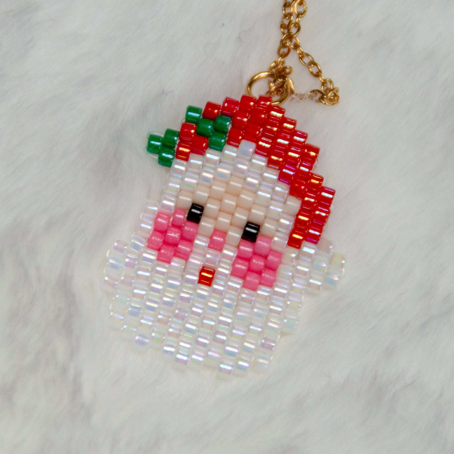 Santa Claus beaded Necklace