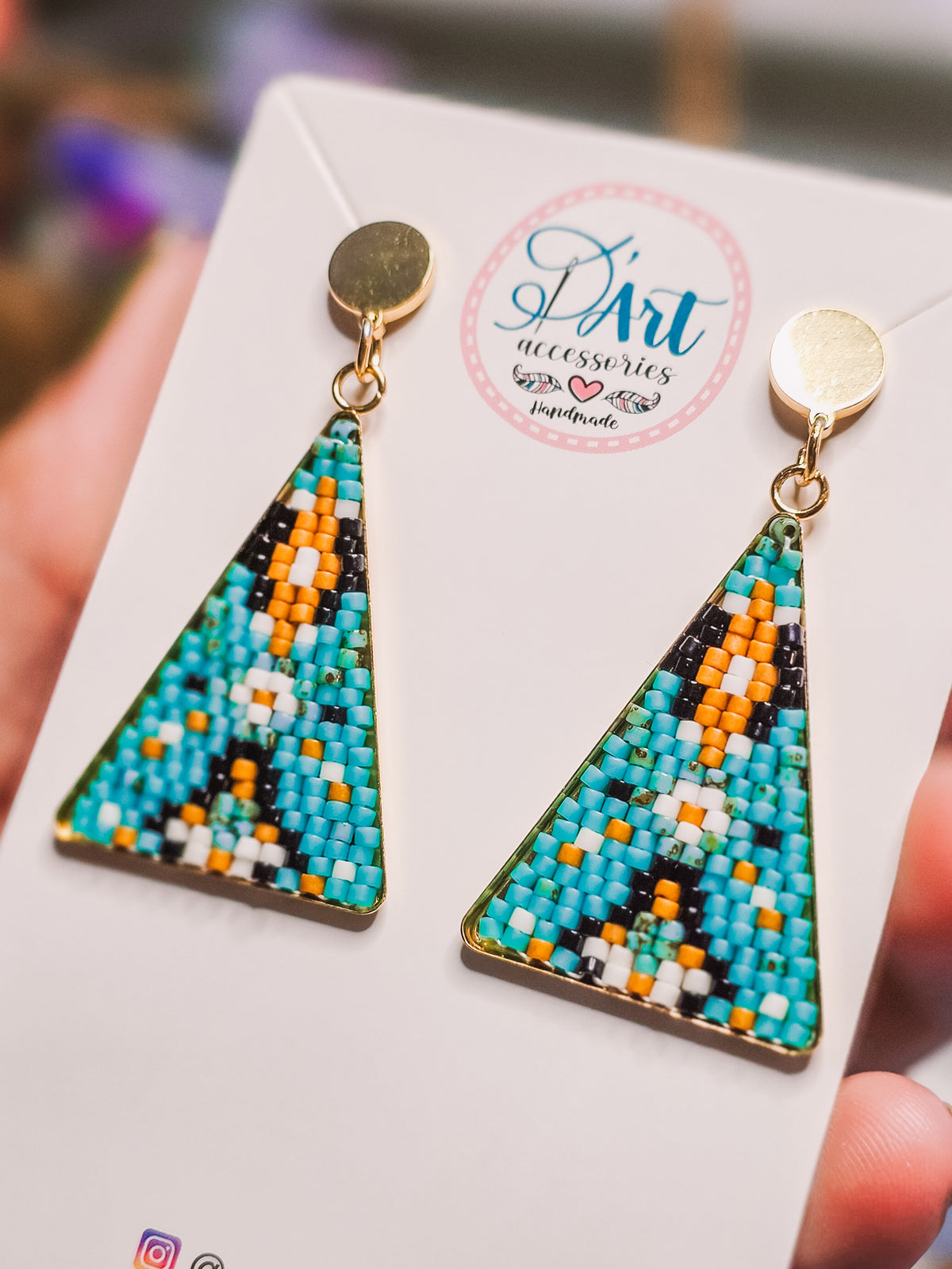Desert Muse Handmade Beaded Earrings