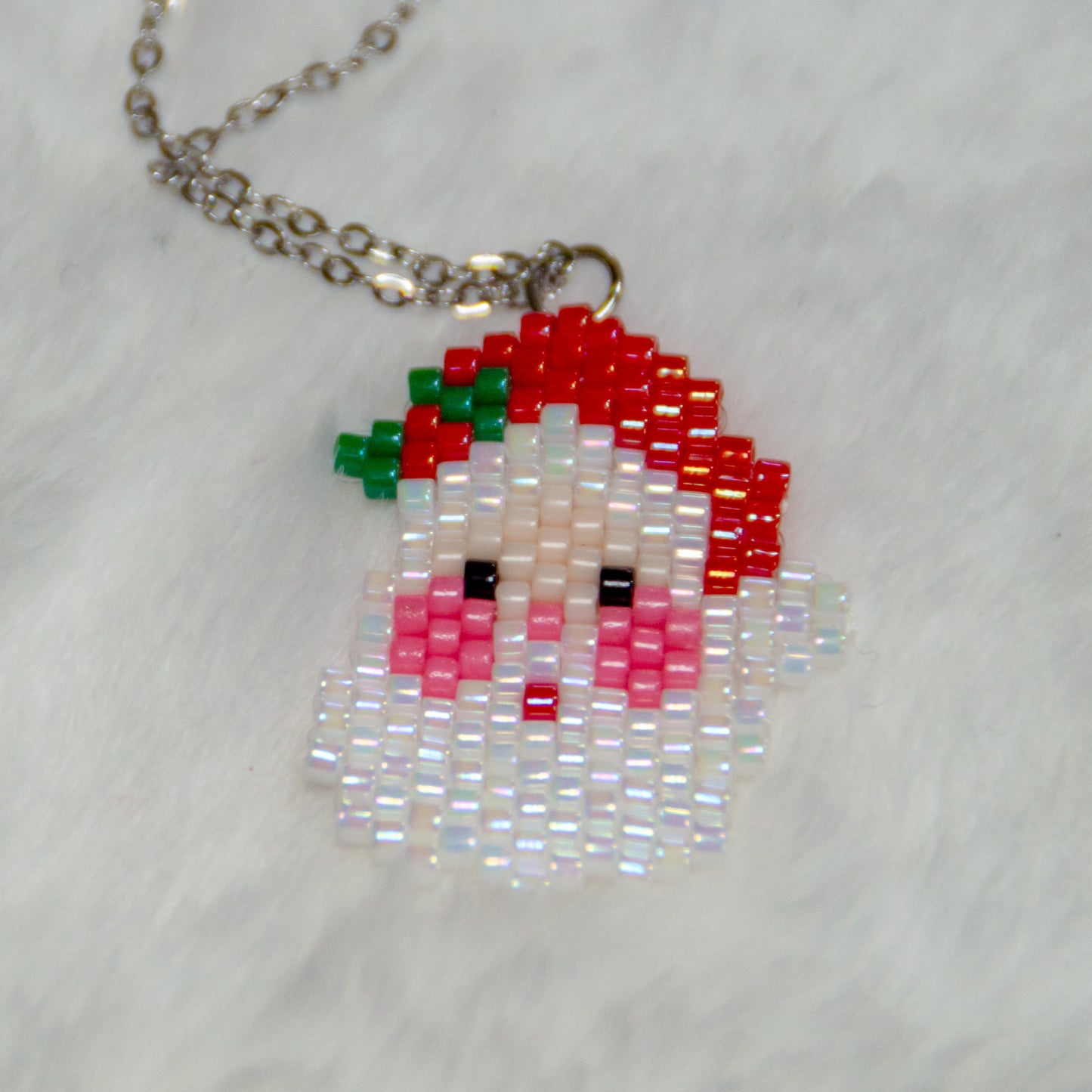 Santa Claus beaded Necklace