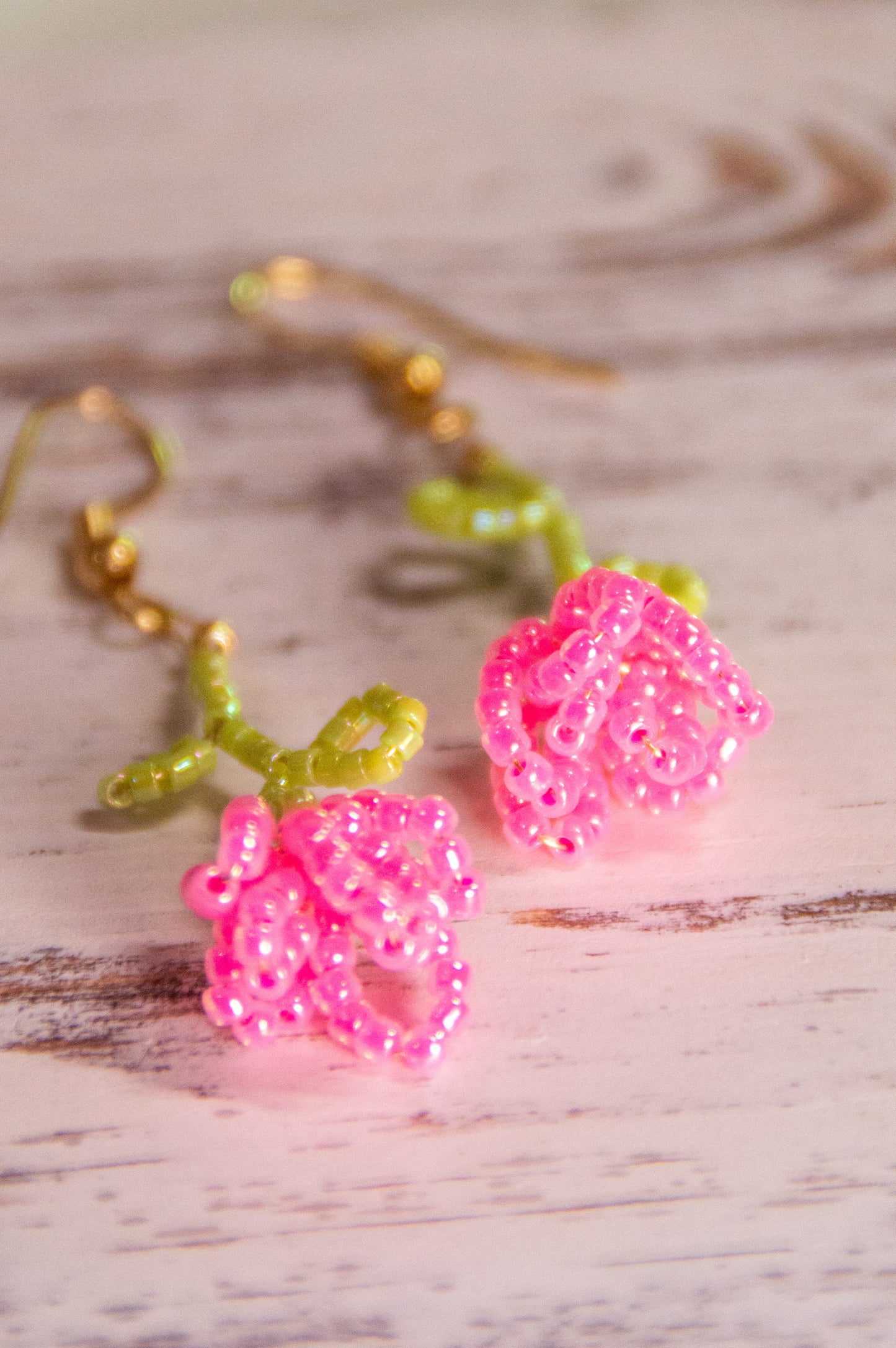 Blooming Flowers Beaded earrings