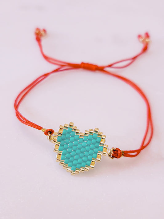 Heart Bracelet Miyuki