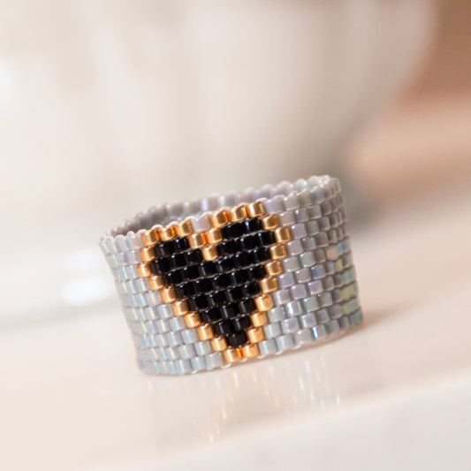 Love heart ring