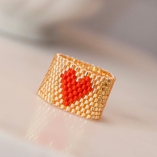 Red Heart Ring